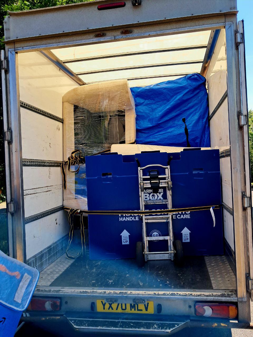 ambremovals / AMB Removals – removal experts loading van BxYen pL
